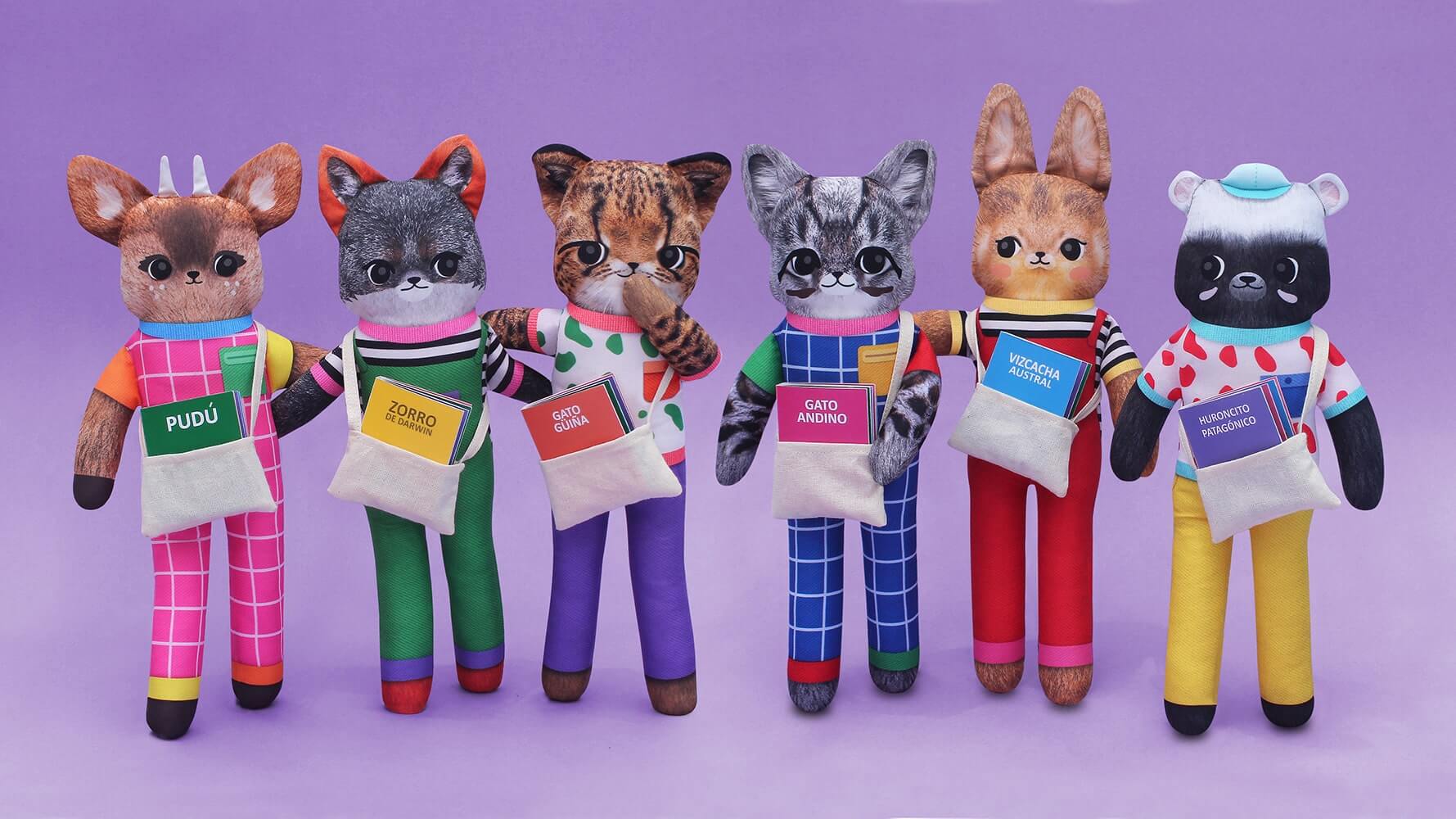 Habichuelas: los muñecos de tela inspirados en la fauna nativa chilena