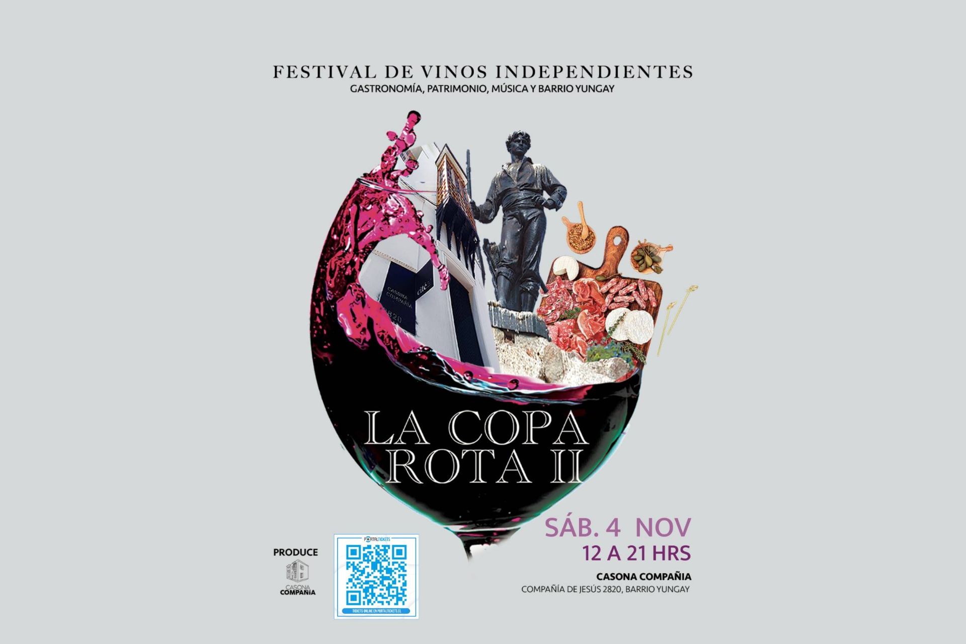 La Copa Rota II: regresa el Gran Festival de Vinos de Barrio Yungay este sábado 4 de noviembre