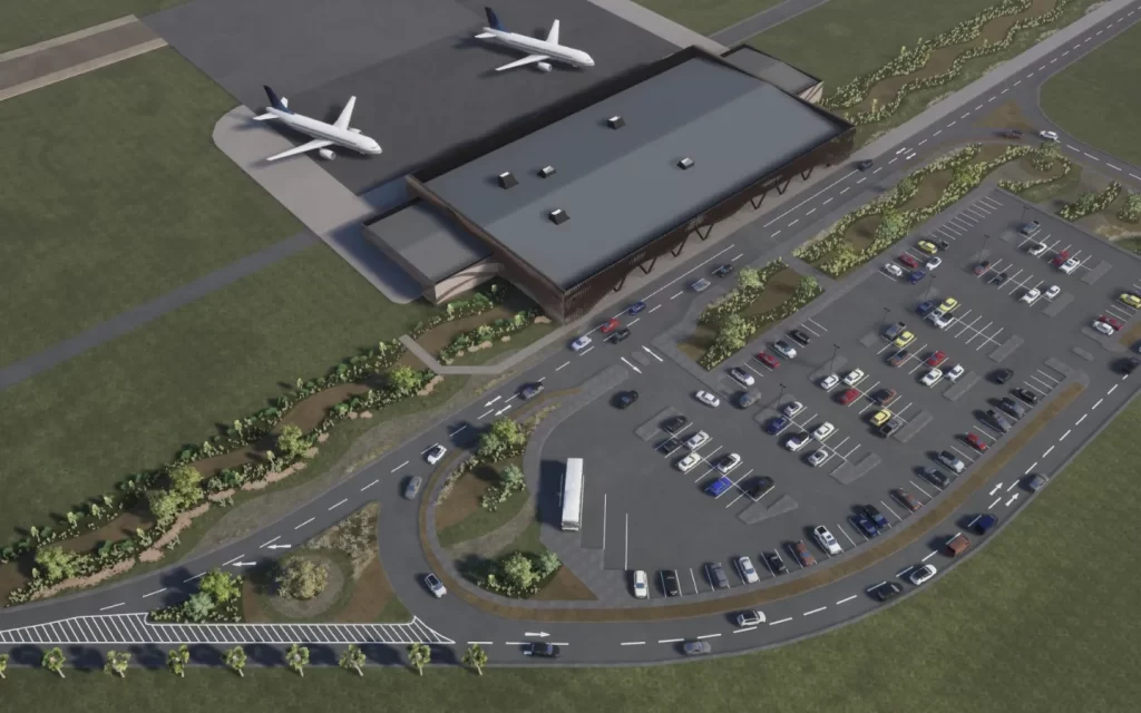 Ampliación en el aeródromo de Torquemada para recibir vuelos comerciales.