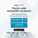 Pucón será sede del Hotel Summit 2026, encuentro sobre innovación y tecnología para la industria hotelera